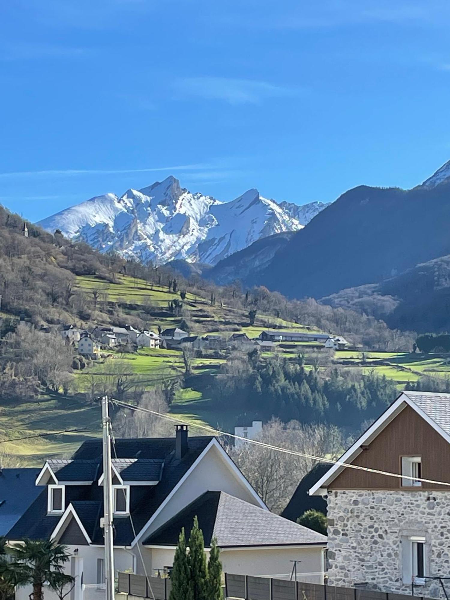 Appartement Cocoon Avec Jardin Et Vue Montagne Laruns Buitenkant foto