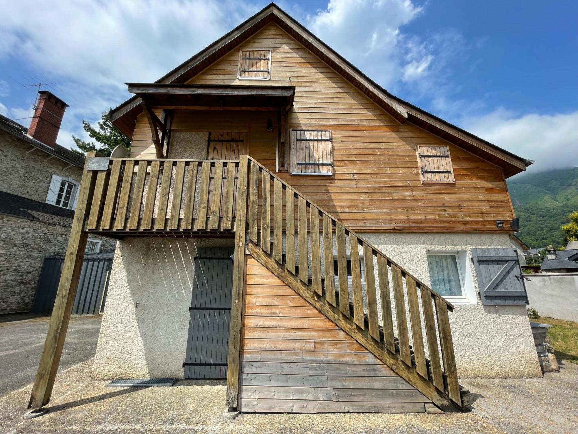 Appartement Cocoon Avec Jardin Et Vue Montagne Laruns Buitenkant foto